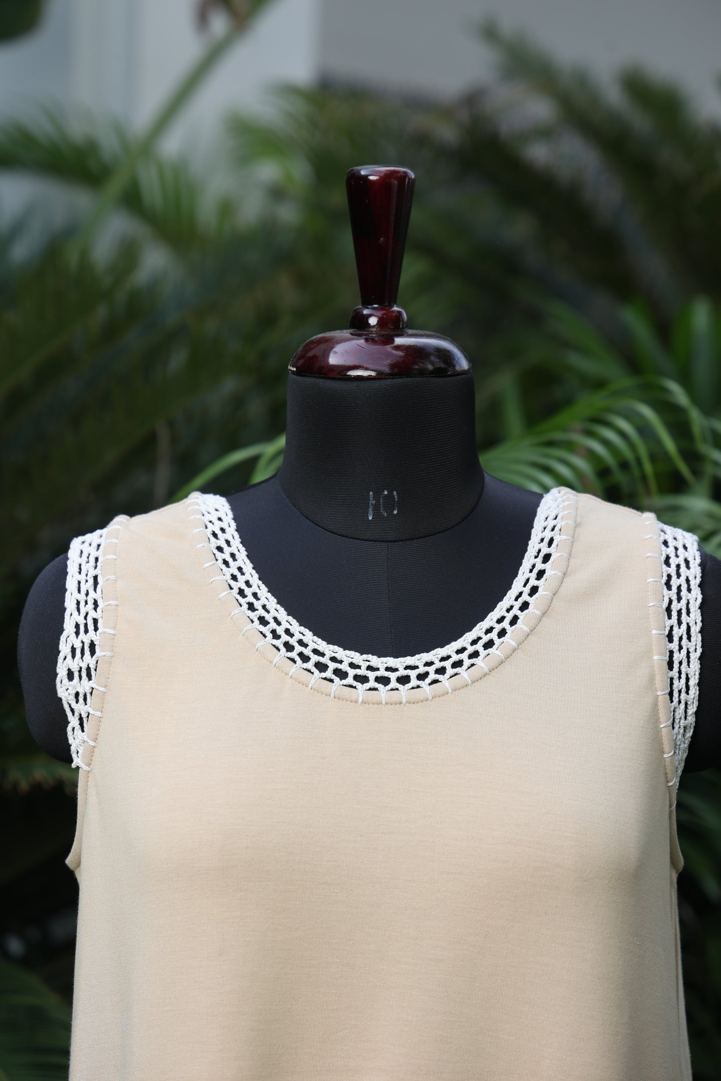 Beige tank