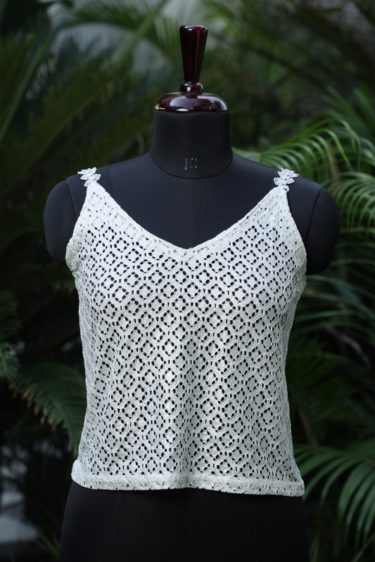 Delight Schiffli Top
