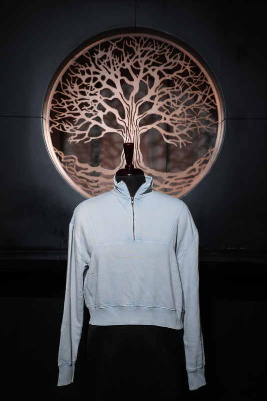 Azure Zip-Sweatshirt