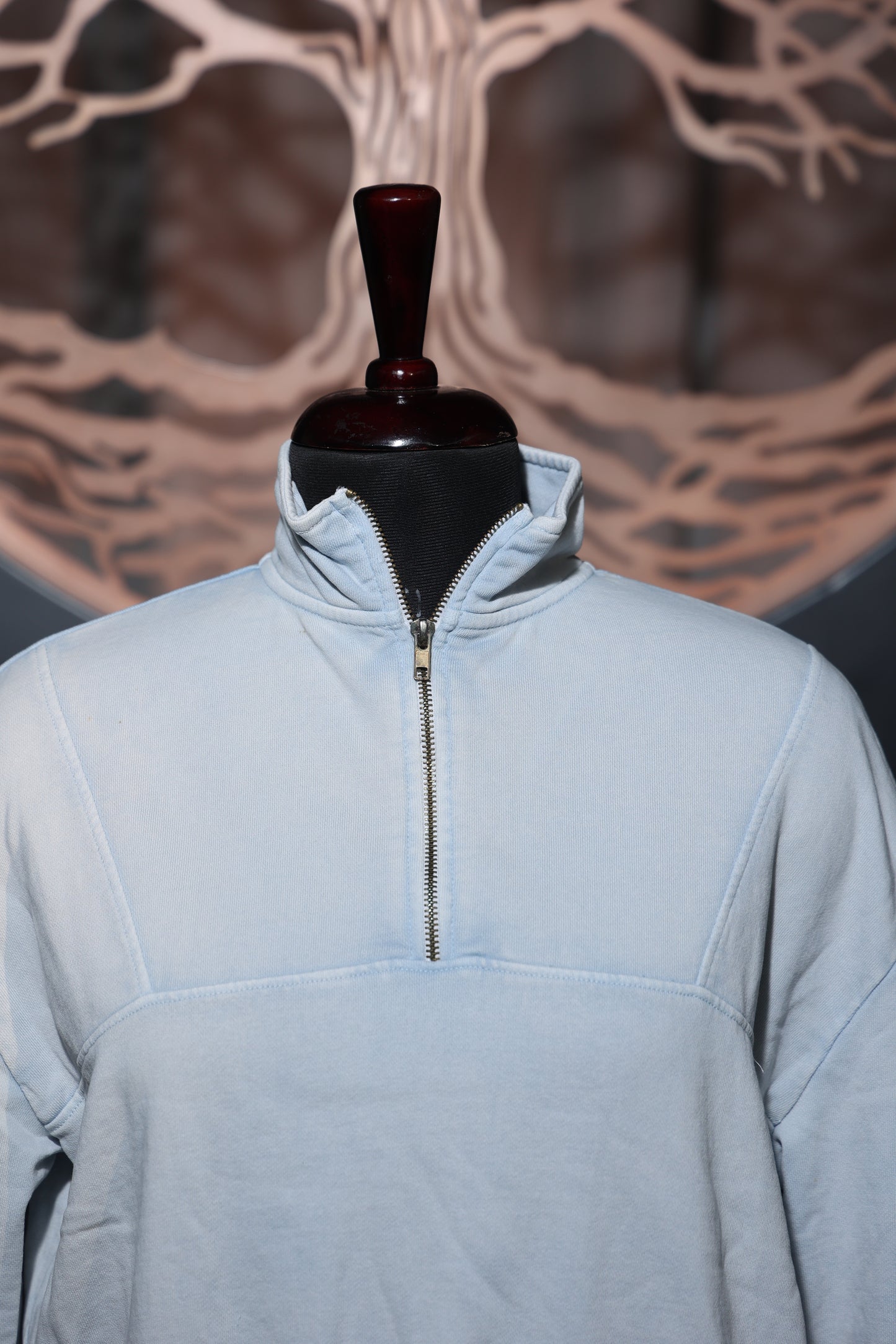 Azure Zip-Sweatshirt
