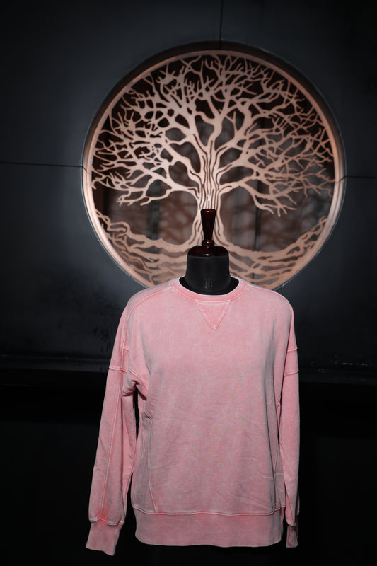 Washed Pink Sweatshirt