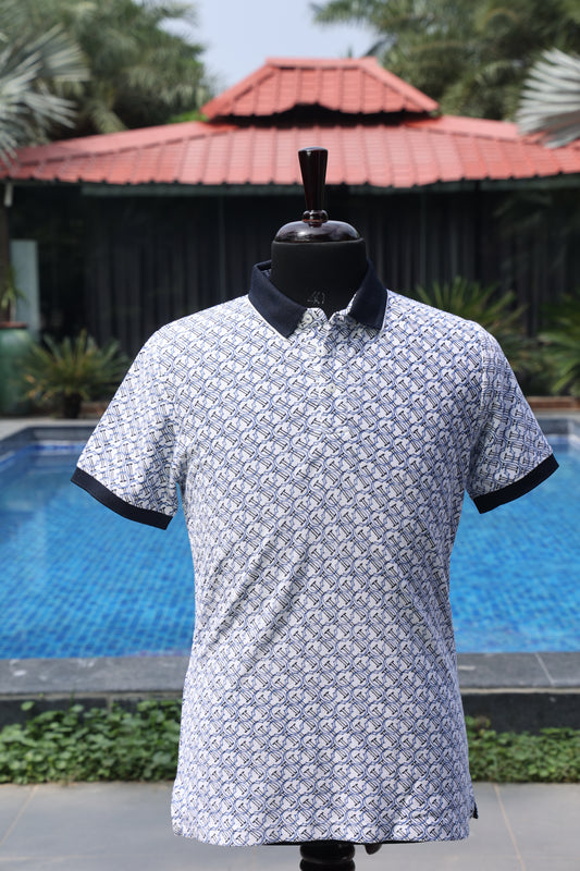 Geometric Breeze Polo