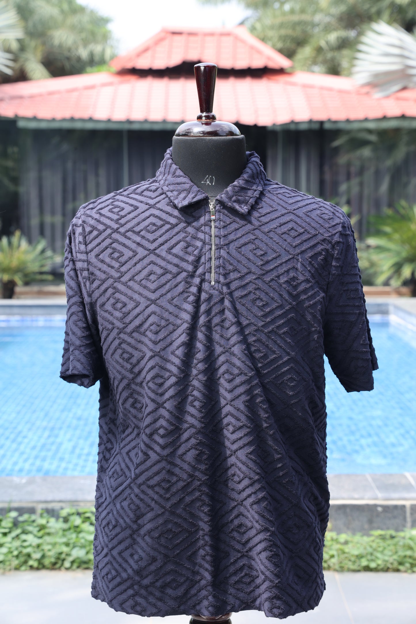Navy Depth Polo