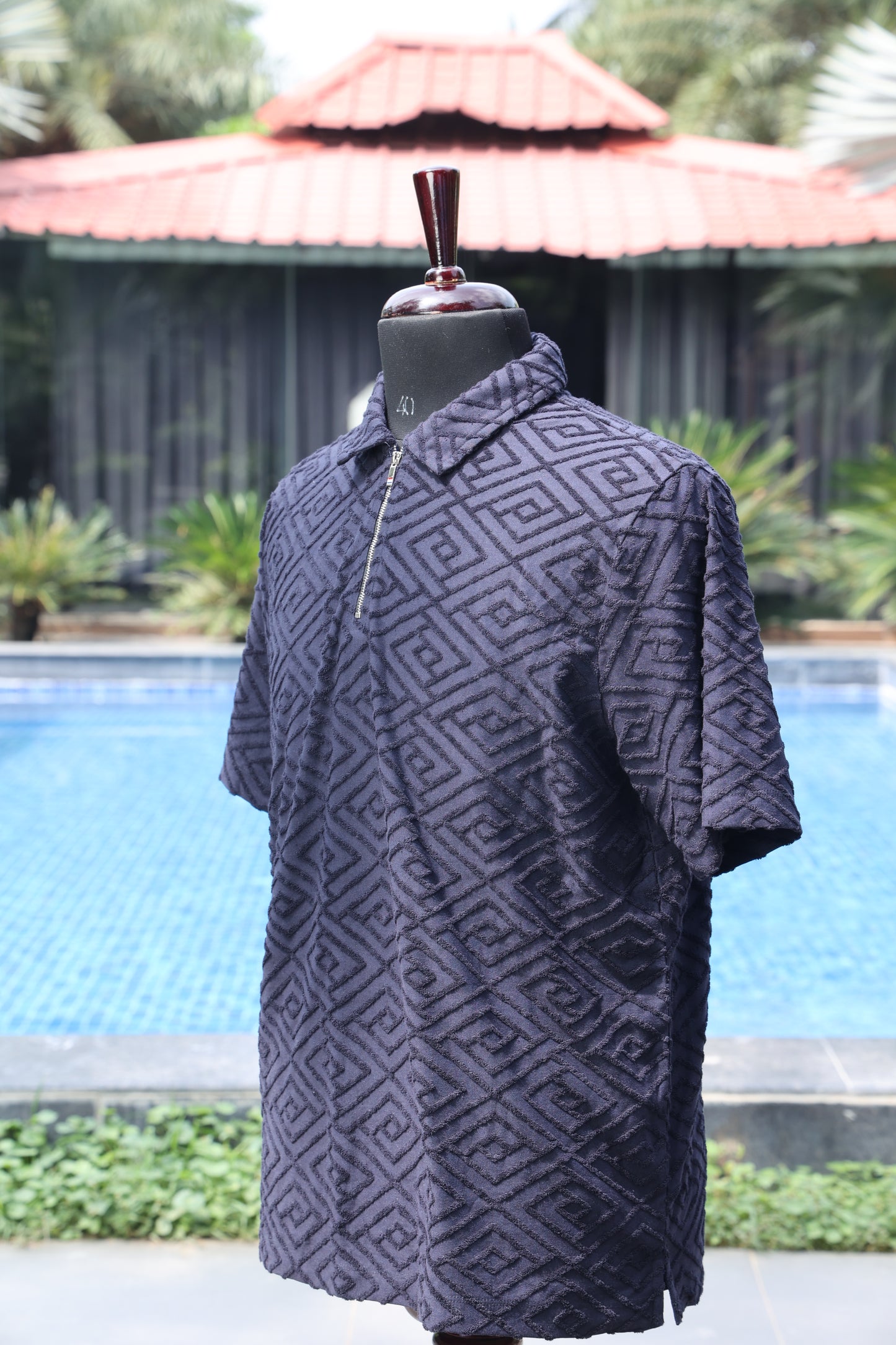 Navy Depth Polo