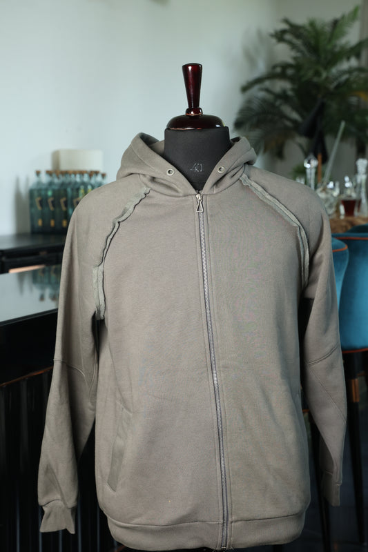Raw-Edge Classic Hoodie