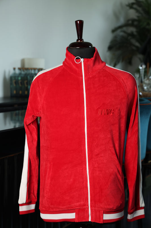 Crimson Pulse Pullover