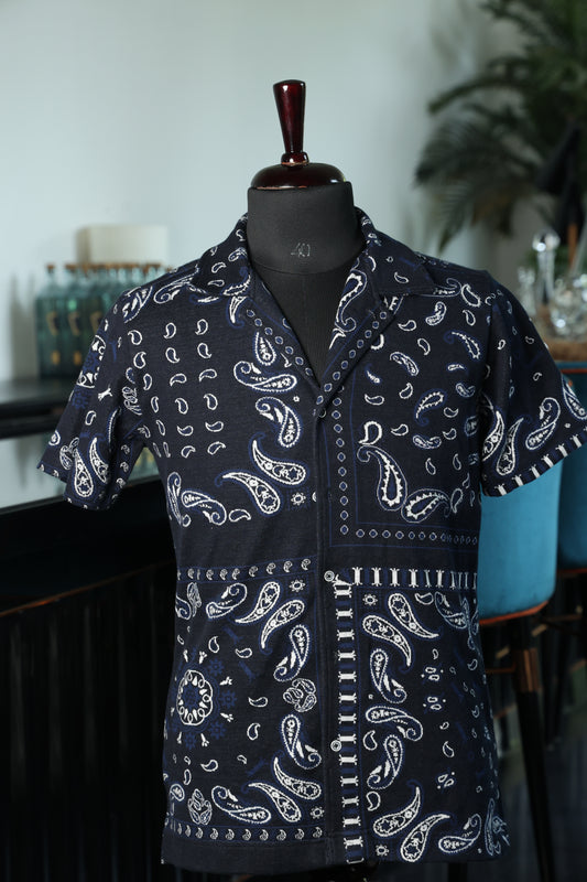 Midnight Paisley Shirt