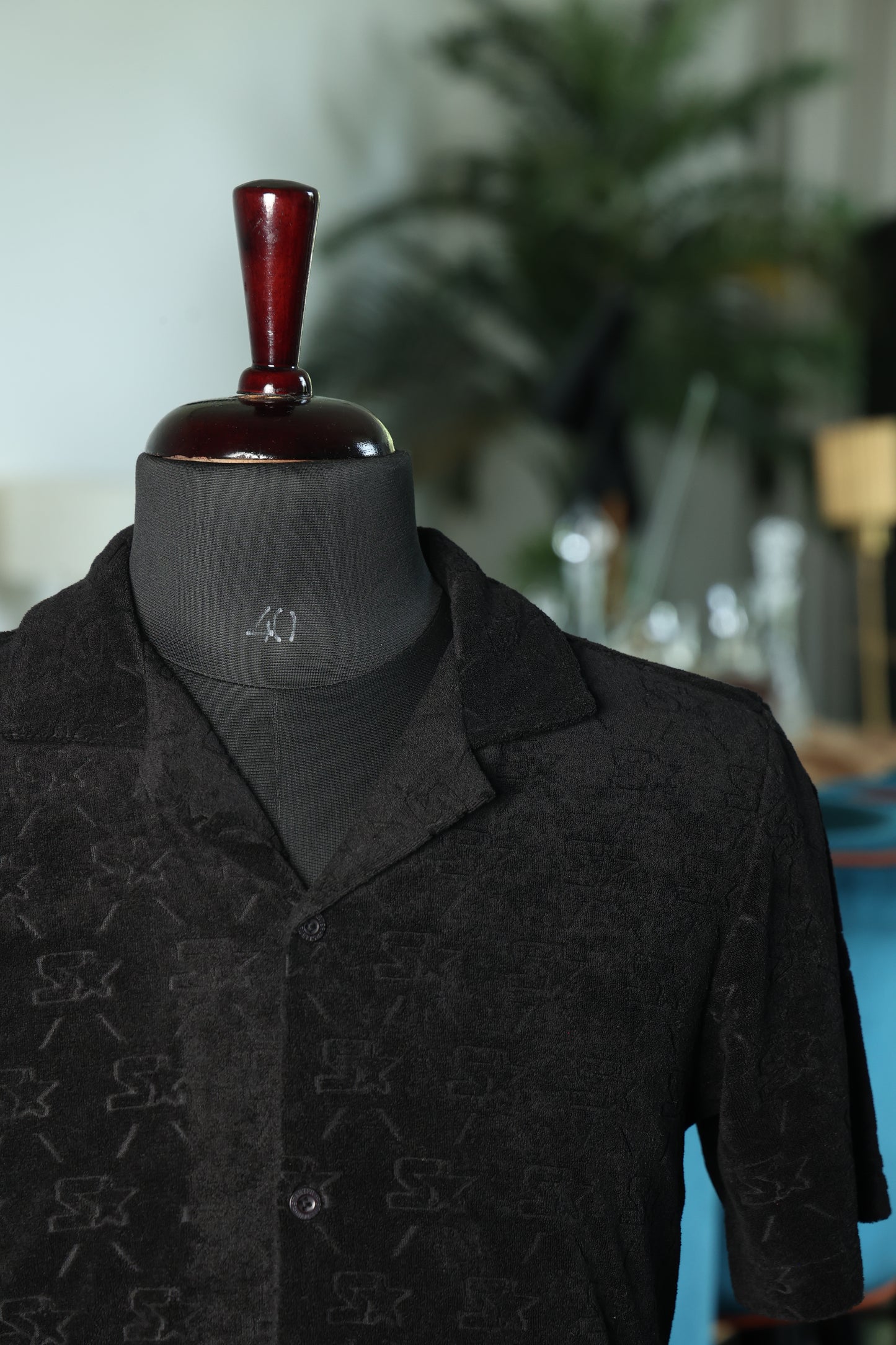 Embossed Black Shirt