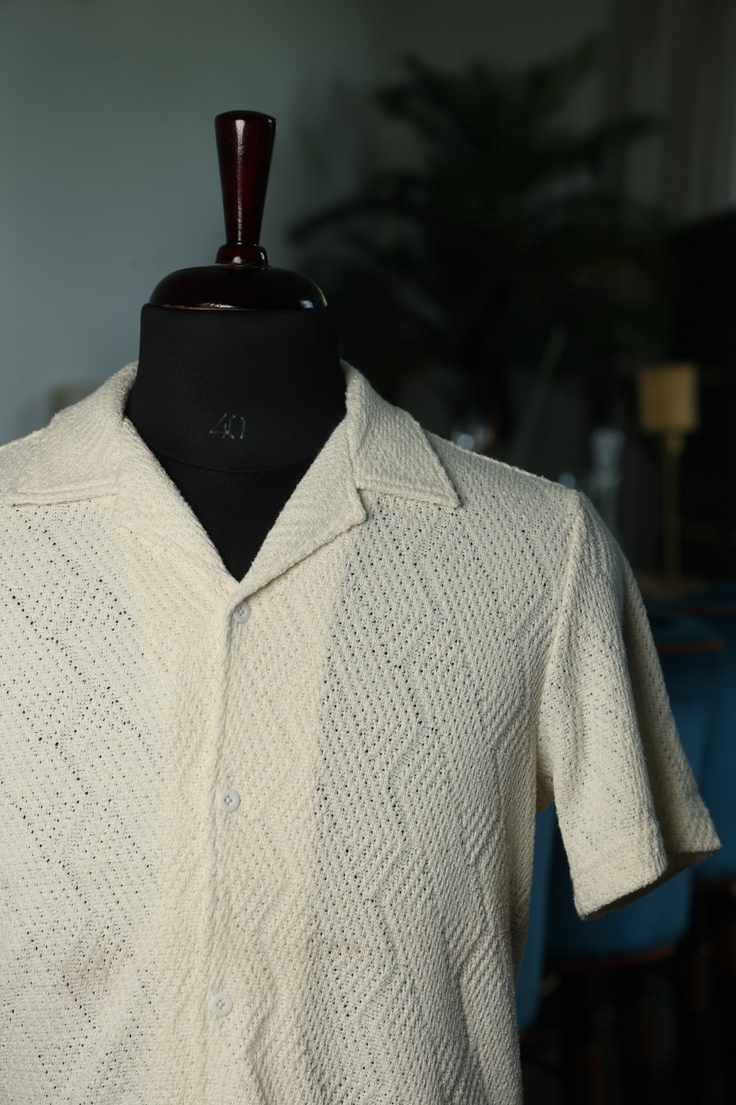 Cream Knit Shirt