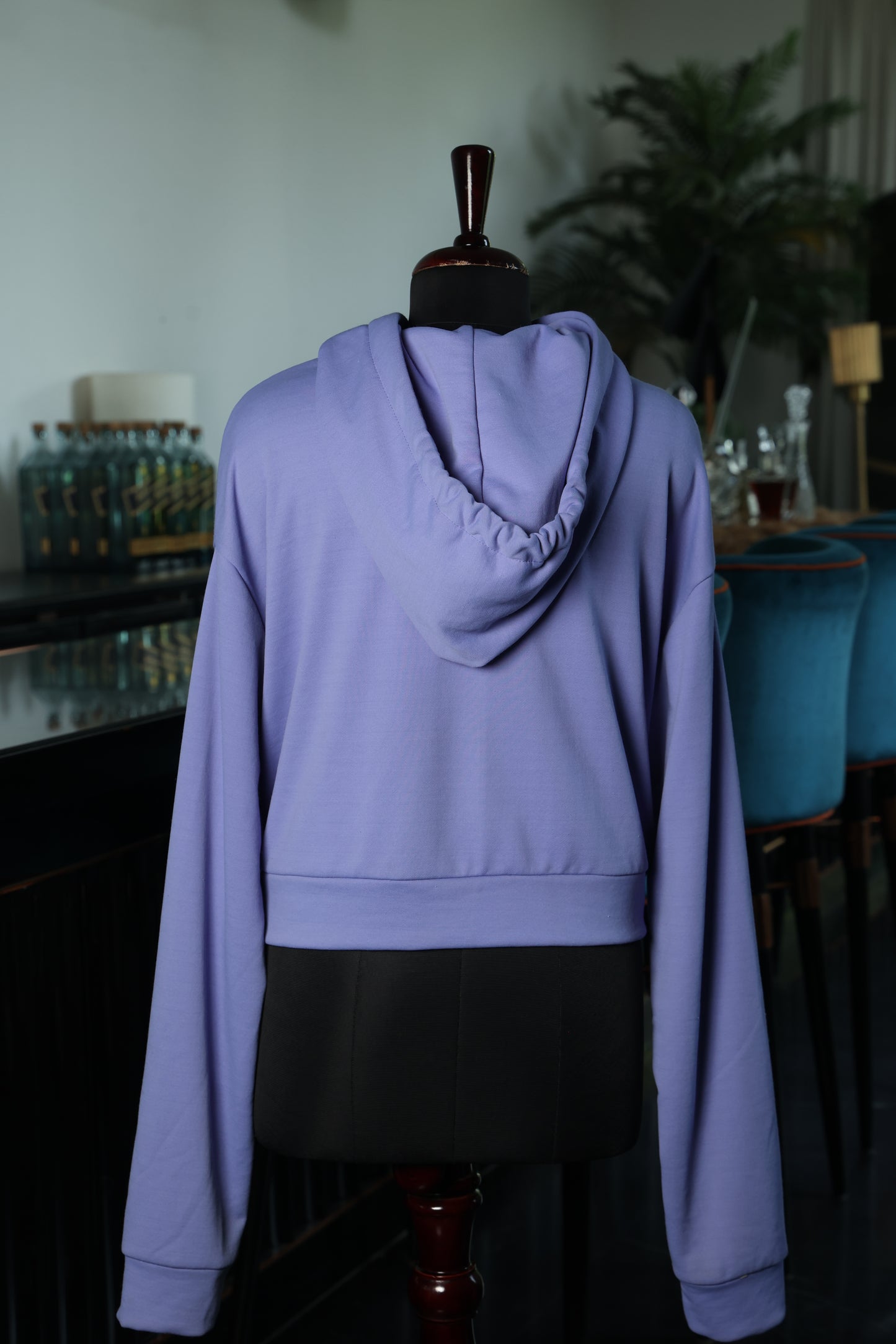 Lilac Drape Hoodie