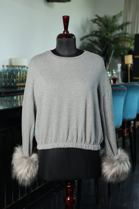 Frosted Frill Sweatshirt